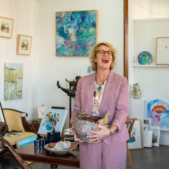 Women in Style with Chantal Corish, a psychologist and director of the Resting Place Of The Birds Art Gallery & Feel Good Emporium in Goondiwindi