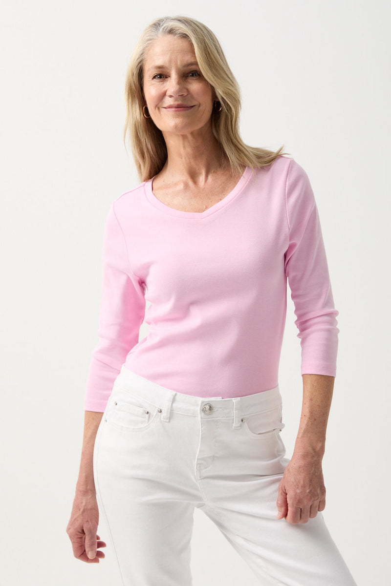 V Tee - Pink main image 0