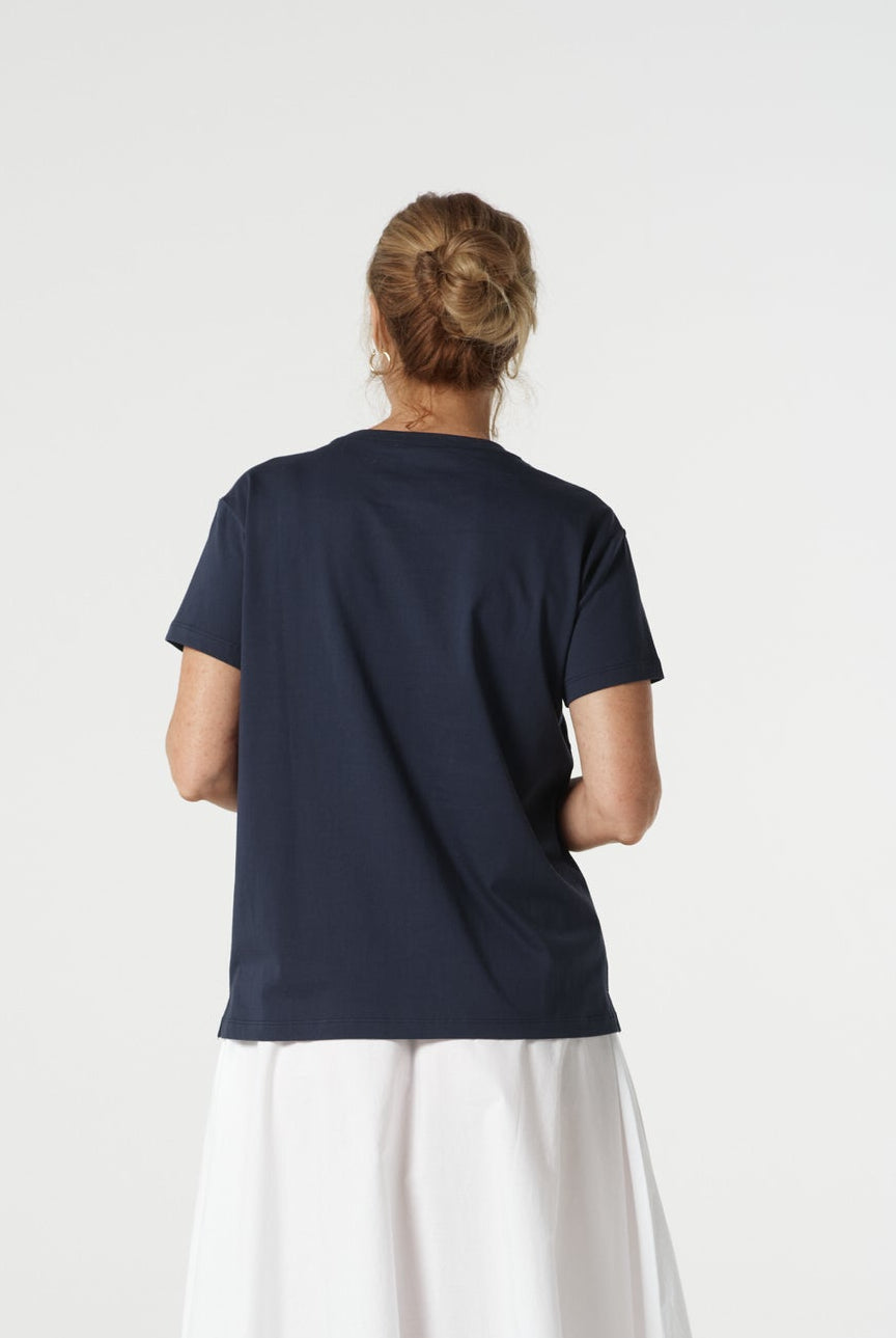 Goondiwindi Cotton Tees GC Cotton Logo Tee - Navy