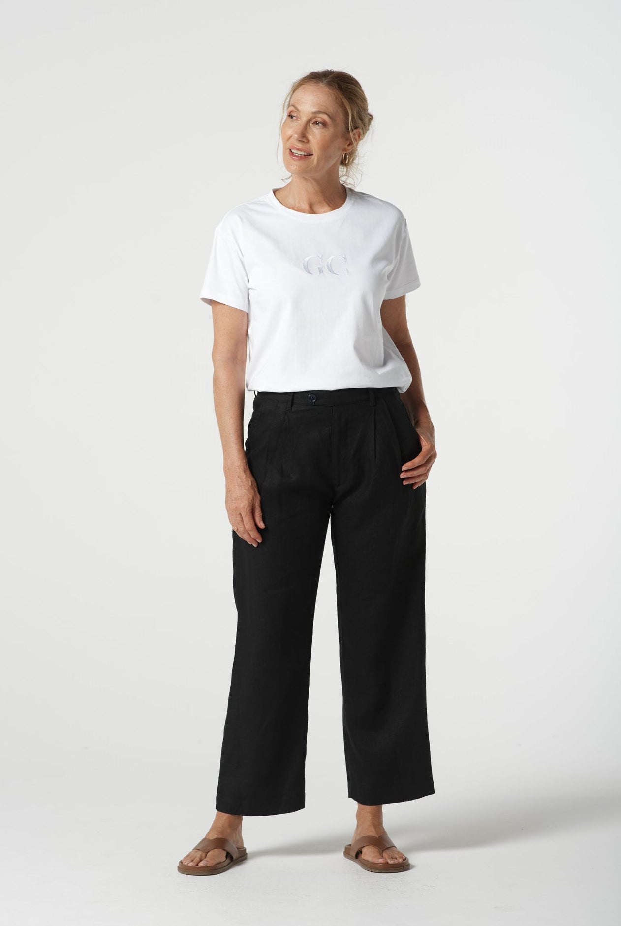 Goondiwindi Cotton Tees GC Cotton Logo Tee - White