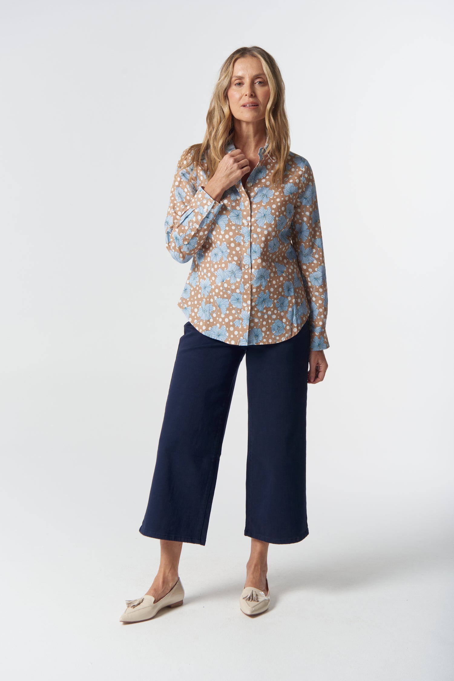 Goondiwindi Cotton Blouses Cotton Classic Shirt - Country Club Print