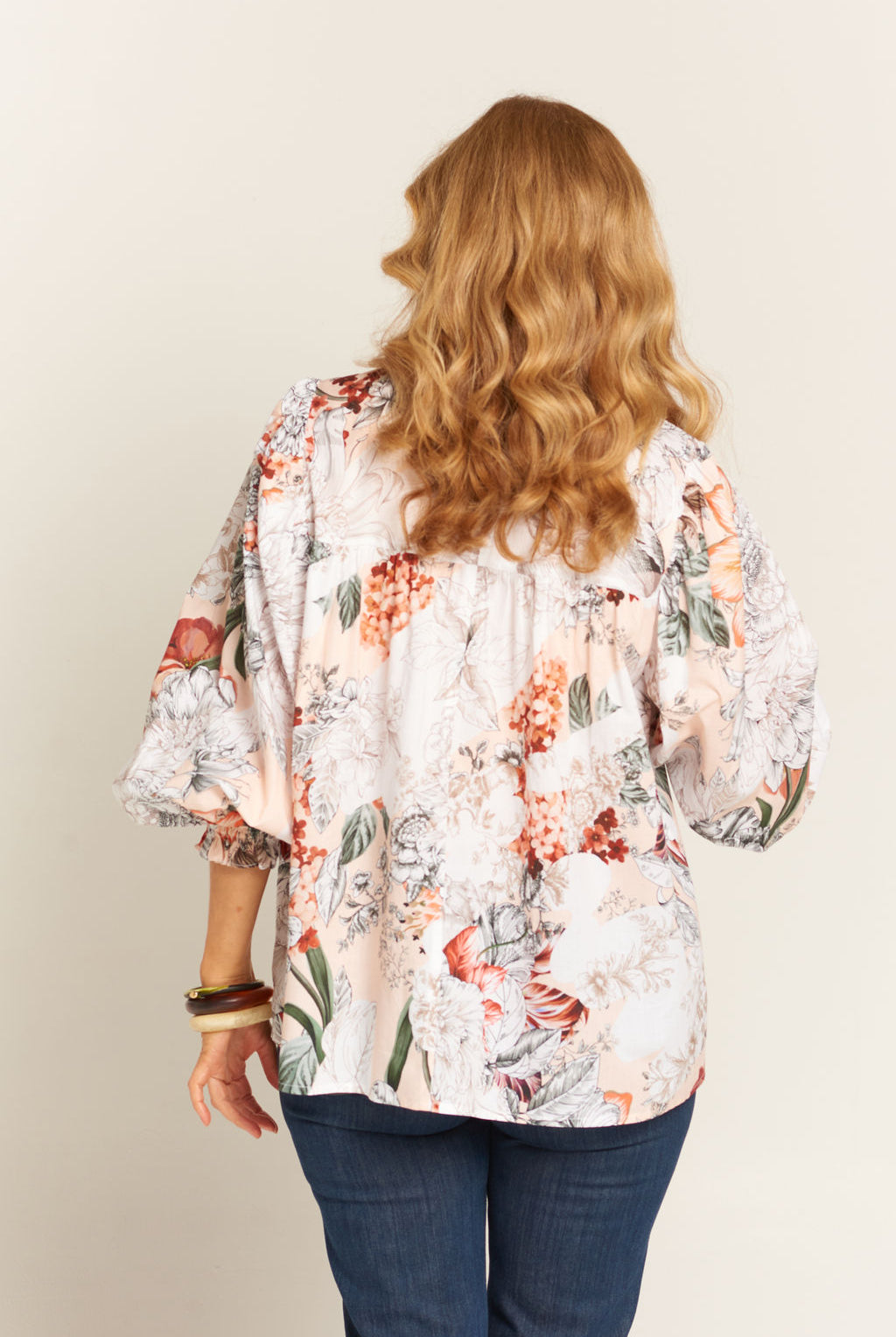 Goondiwindi Cotton Blouses Samantha Blouse - Botanical Print