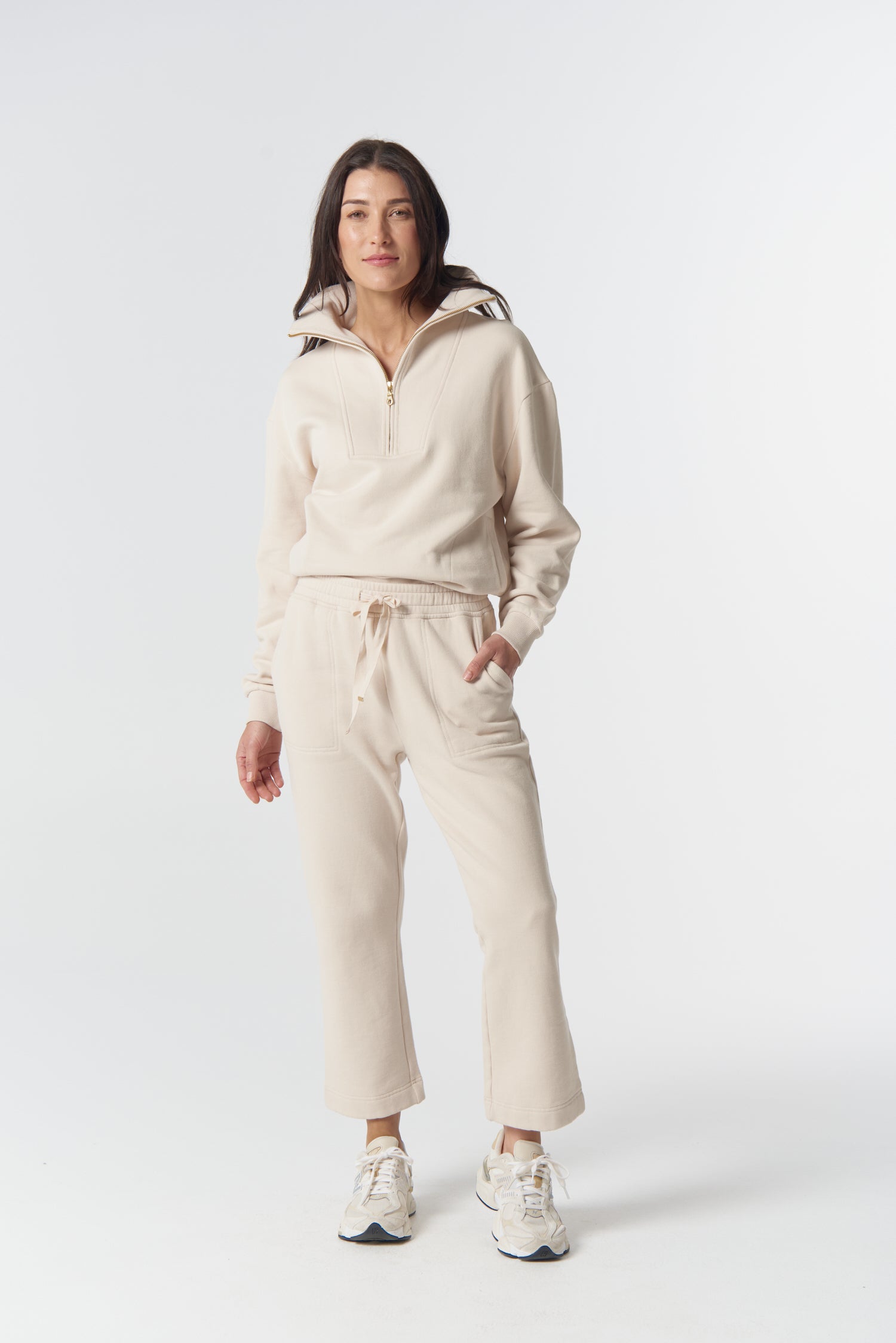 Goondiwindi Cotton Bottoms Barkly Cotton Track Pant - Birch