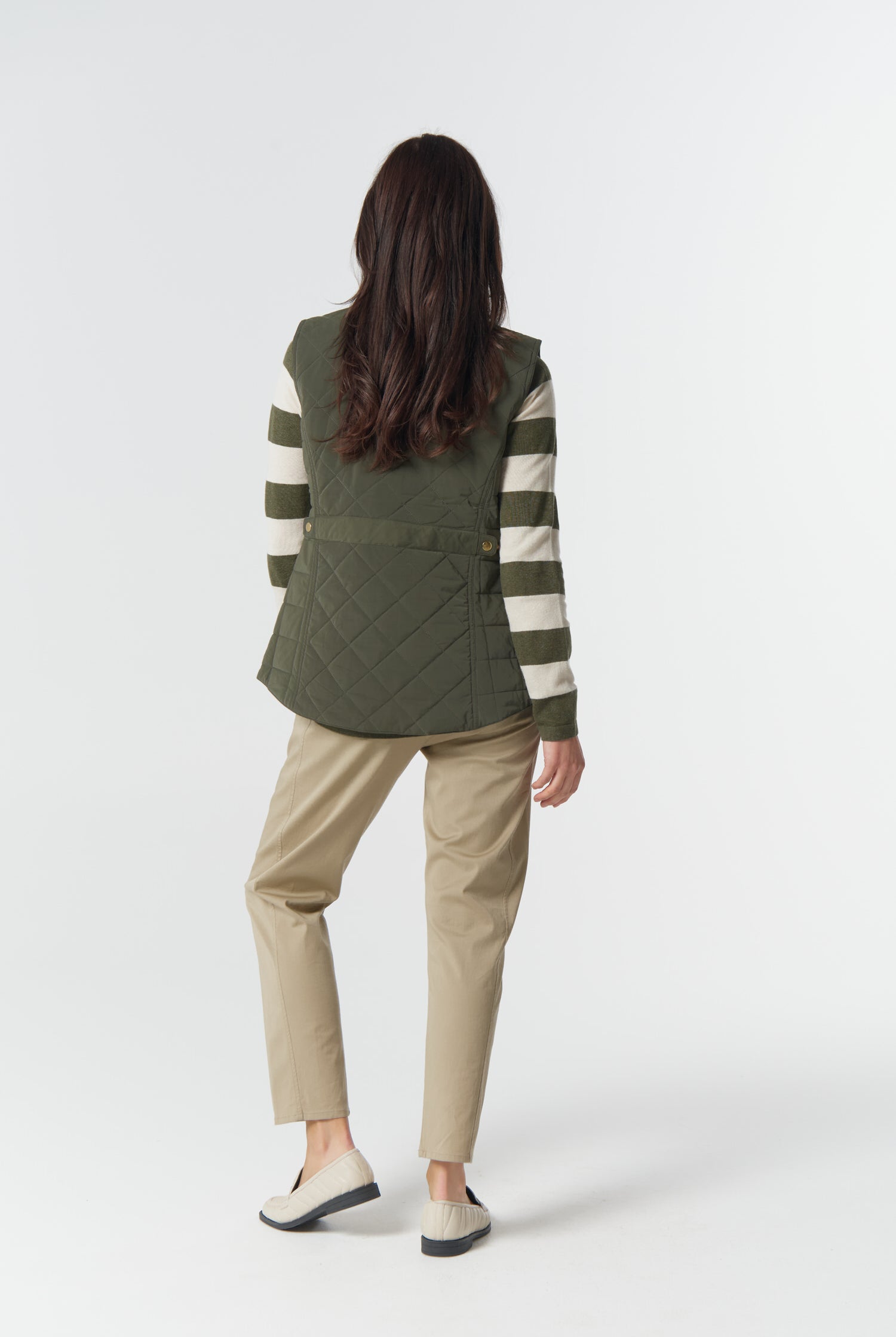 Goondiwindi Cotton Outerwear The Heritage Quilted Vest - Khaki