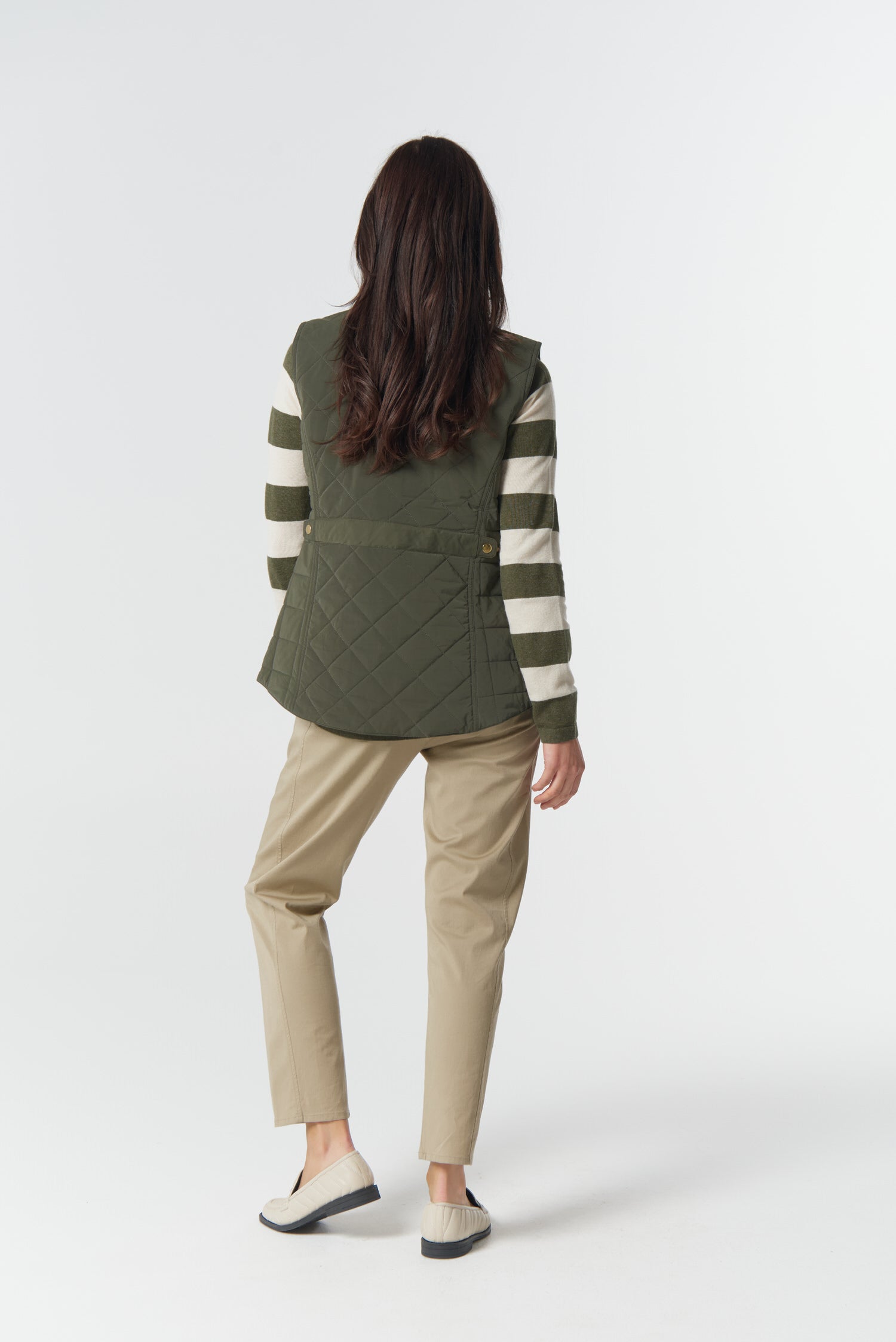Goondiwindi Cotton Outerwear The Heritage Quilted Vest - Khaki