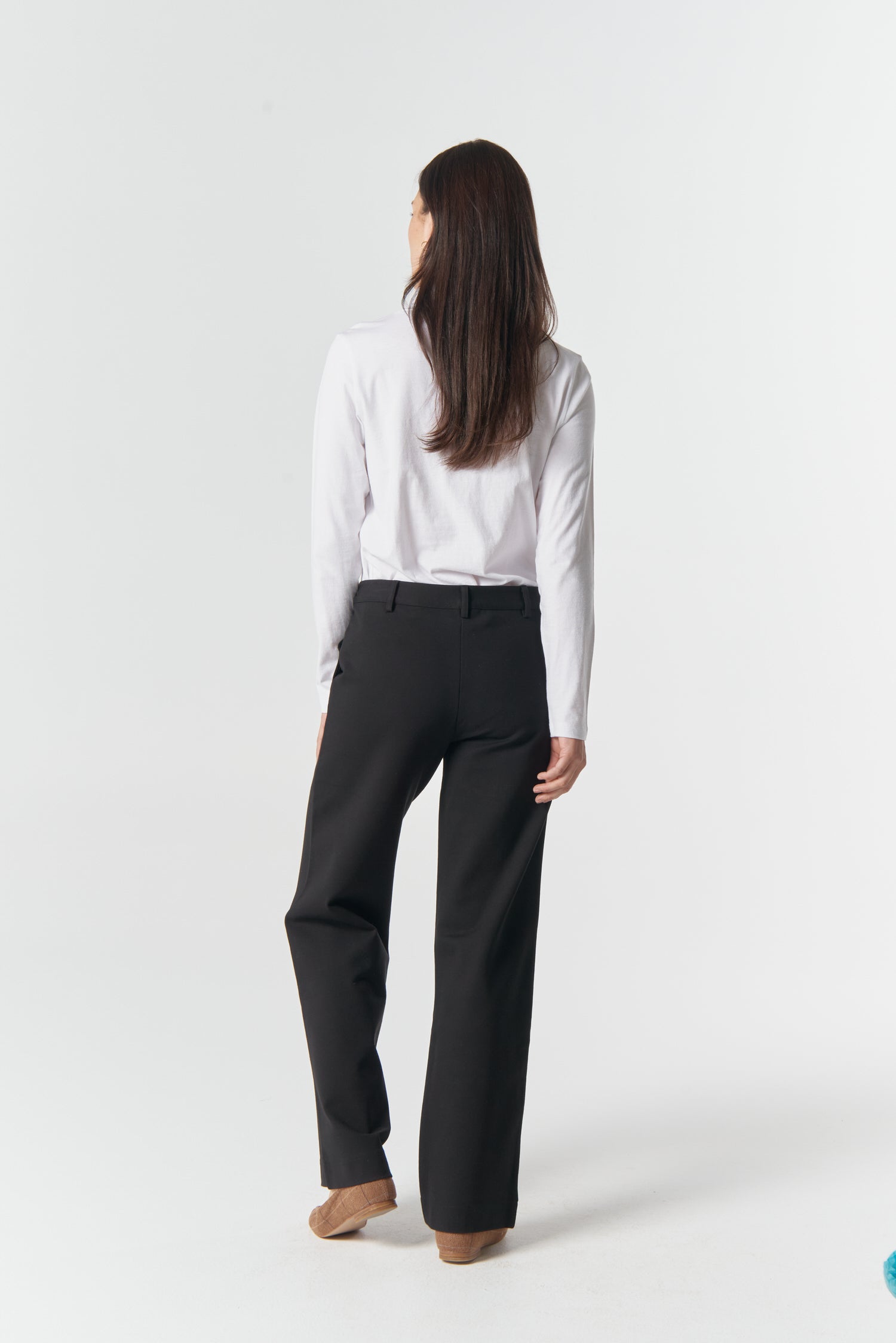 Workday Ponte Pant - Black by Goondiwindi Cotton. Timeless women’s fashion using natural fibres and classic shapes