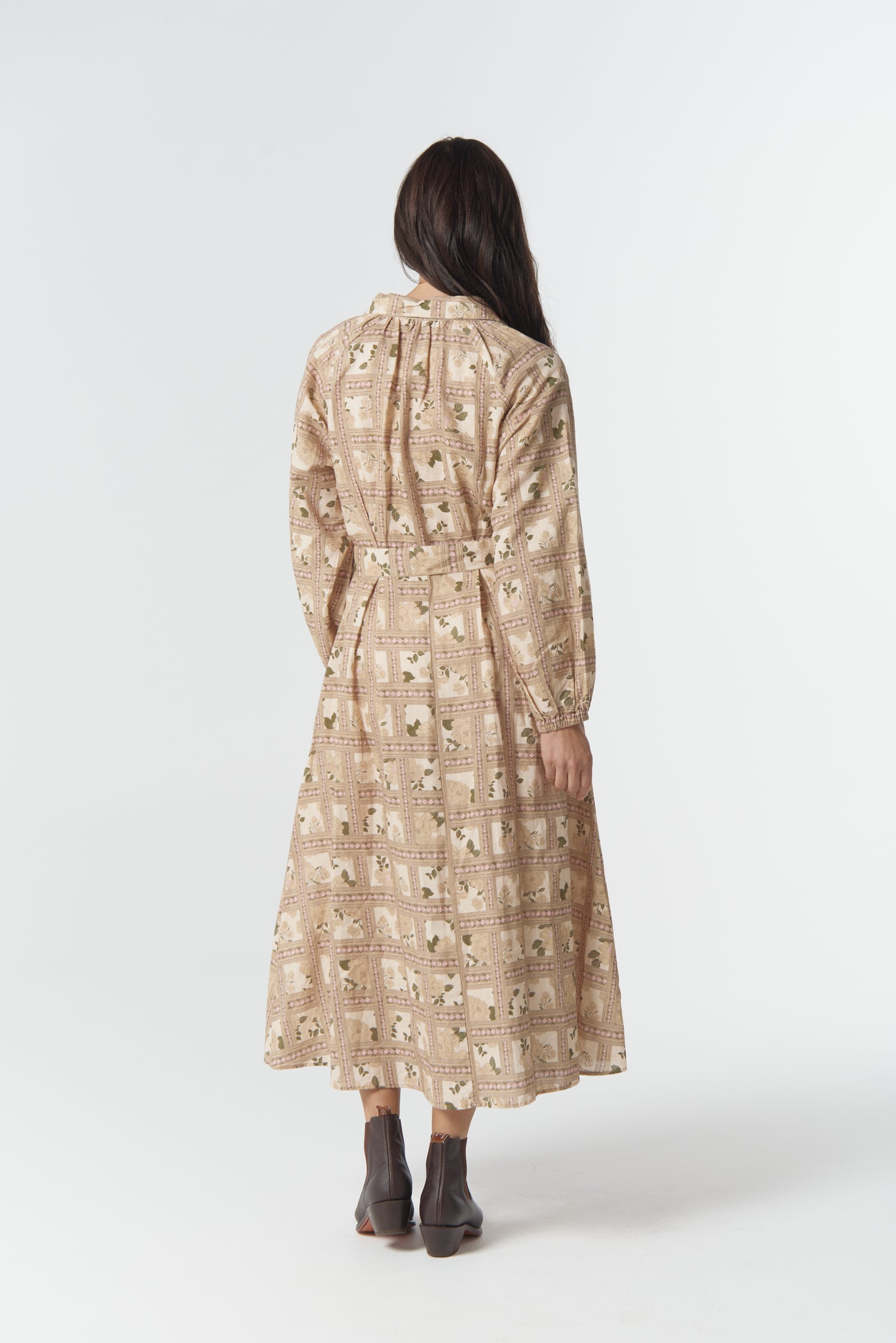 Goondiwindi Cotton Dresses Homestead Belted Dress - Texas Print