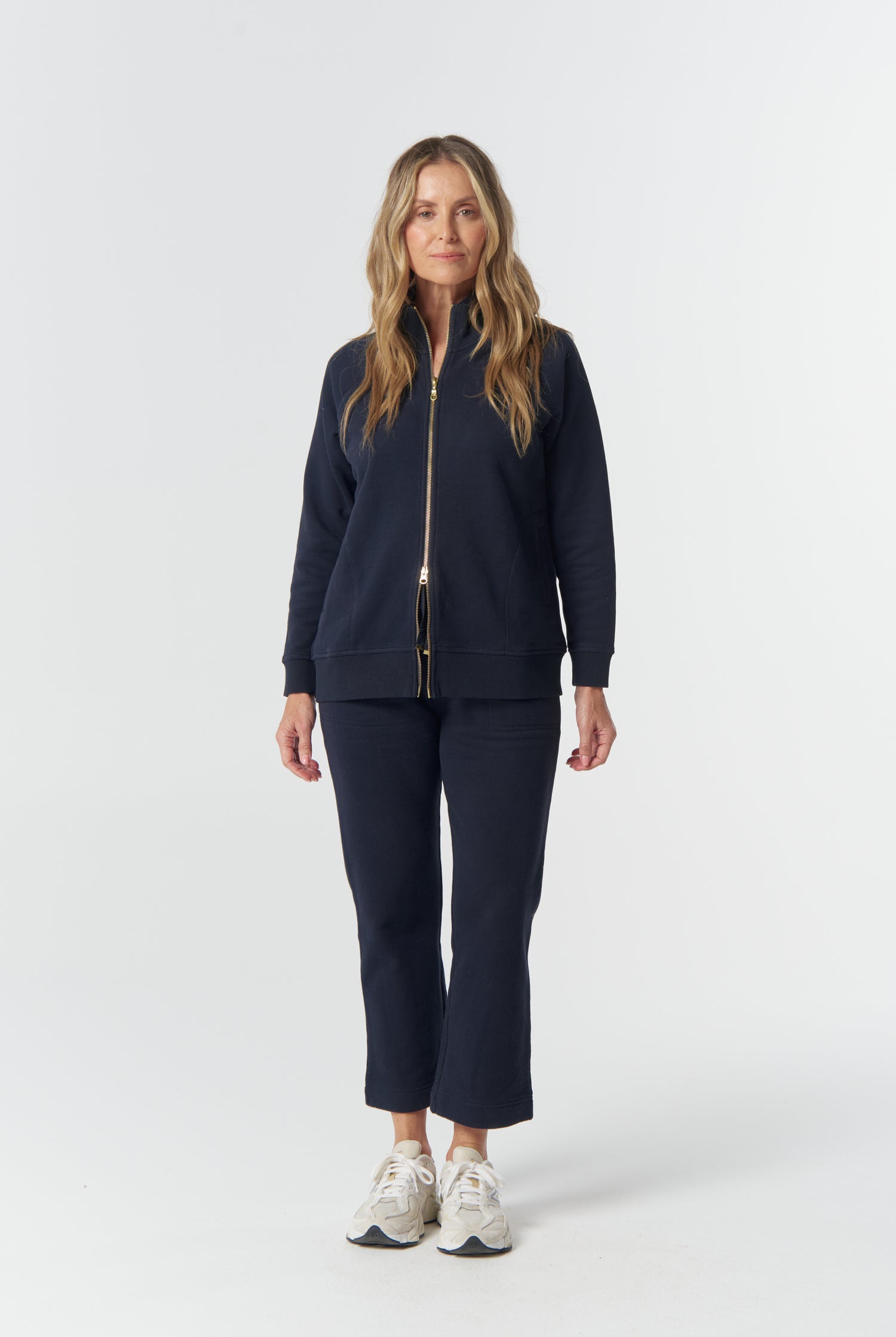 Goondiwindi Cotton Rugbys Barkly Cotton Fleece Jacket - Dark Navy
