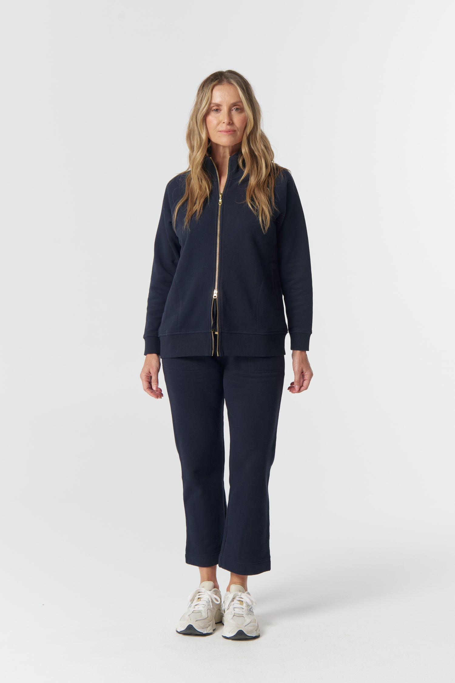 Goondiwindi Cotton Rugbys Barkly Cotton Fleece Jacket - Dark Navy