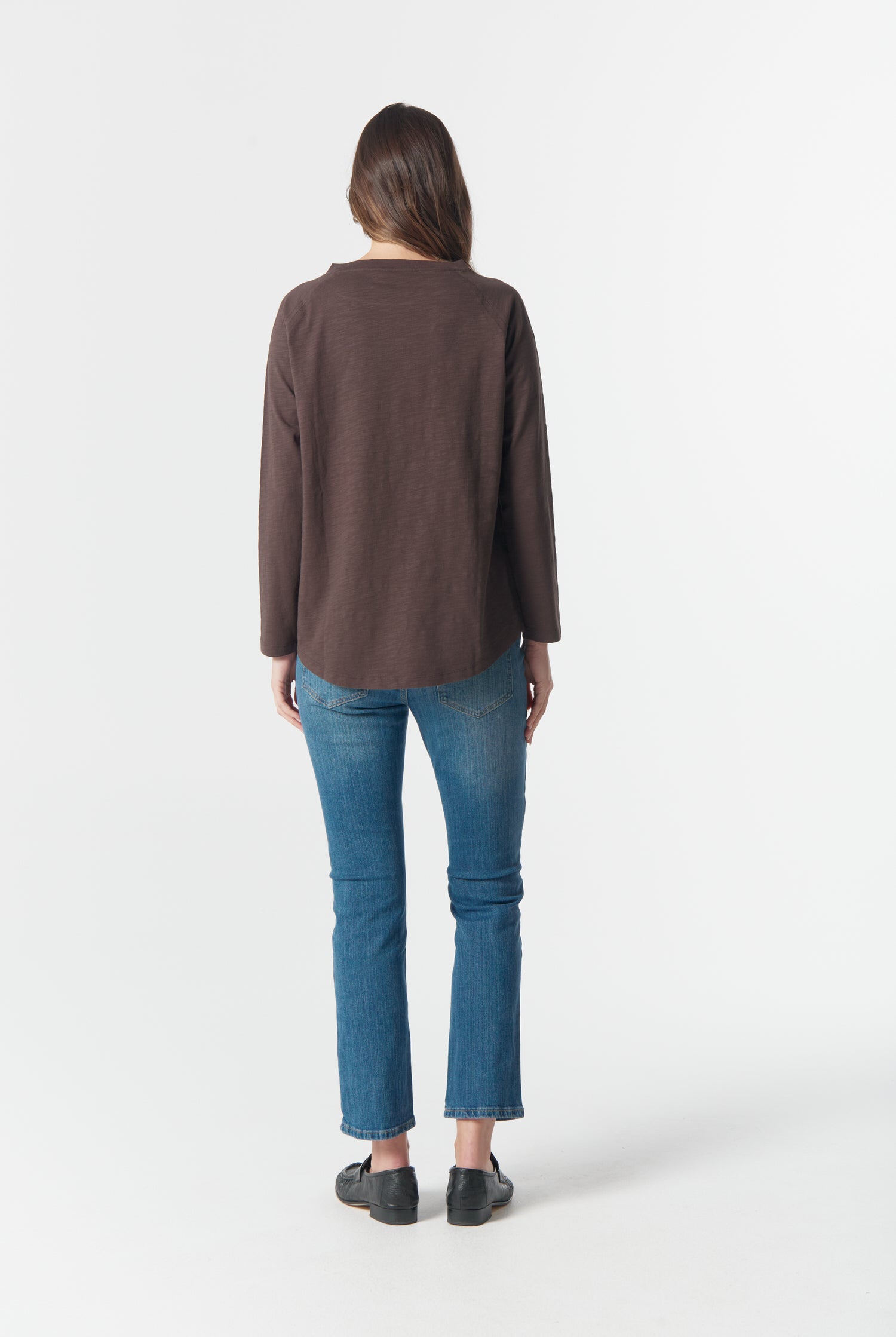 cloth+paper+scissors Tees On Repeat Raglan Tee - Chocolate Torte