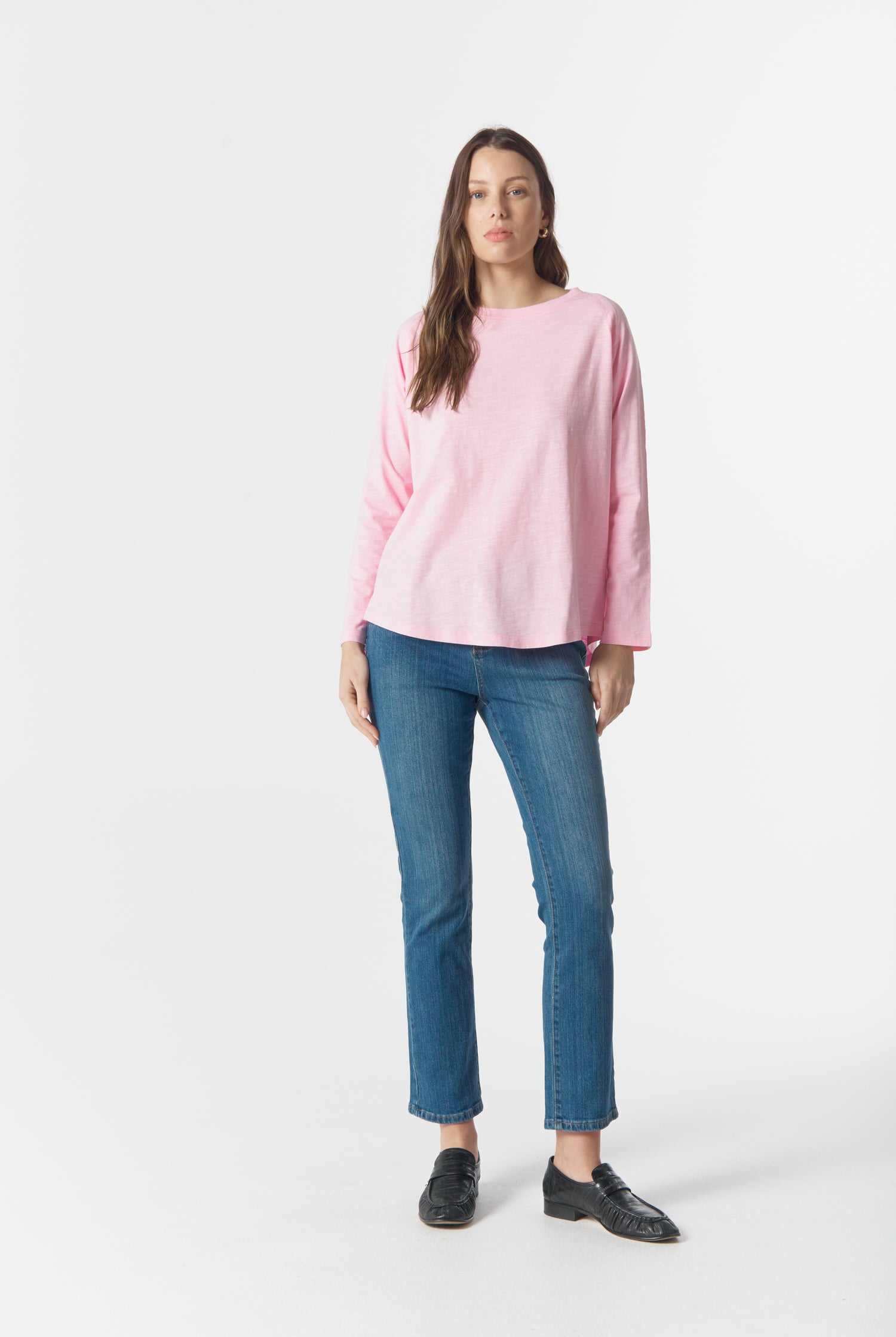cloth+paper+scissors Tees On Repeat Raglan Tee - Pink A Boo