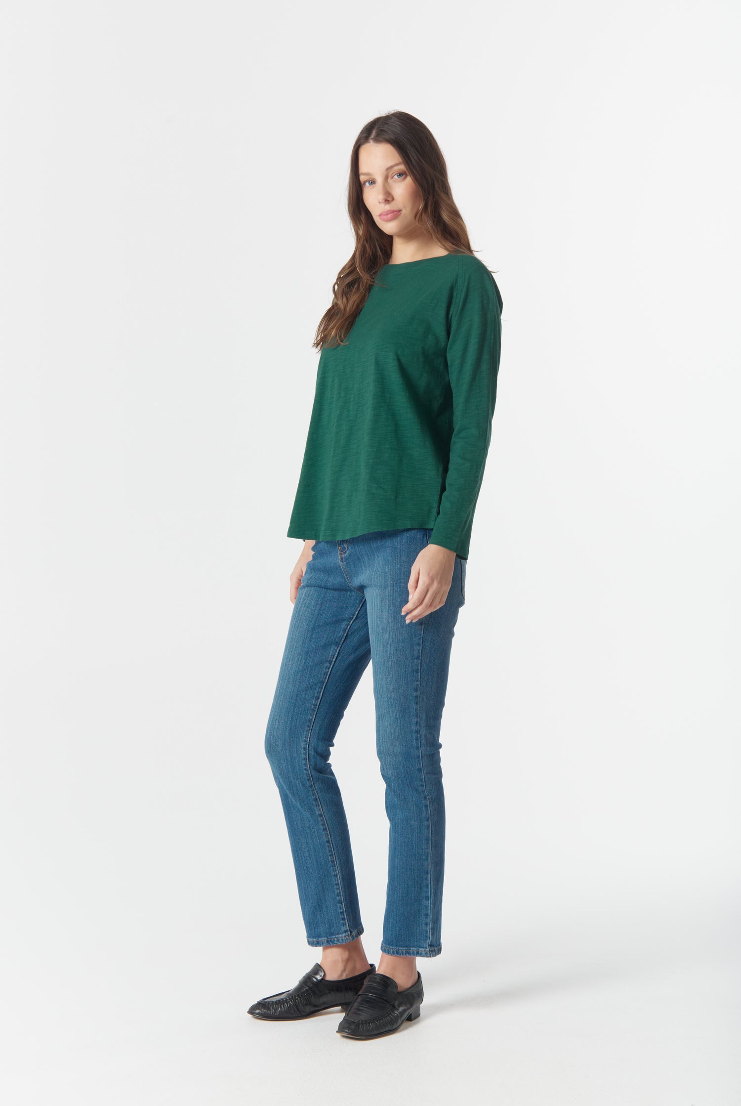 cloth+paper+scissors Tees On Repeat Raglan Tee - Rainforest