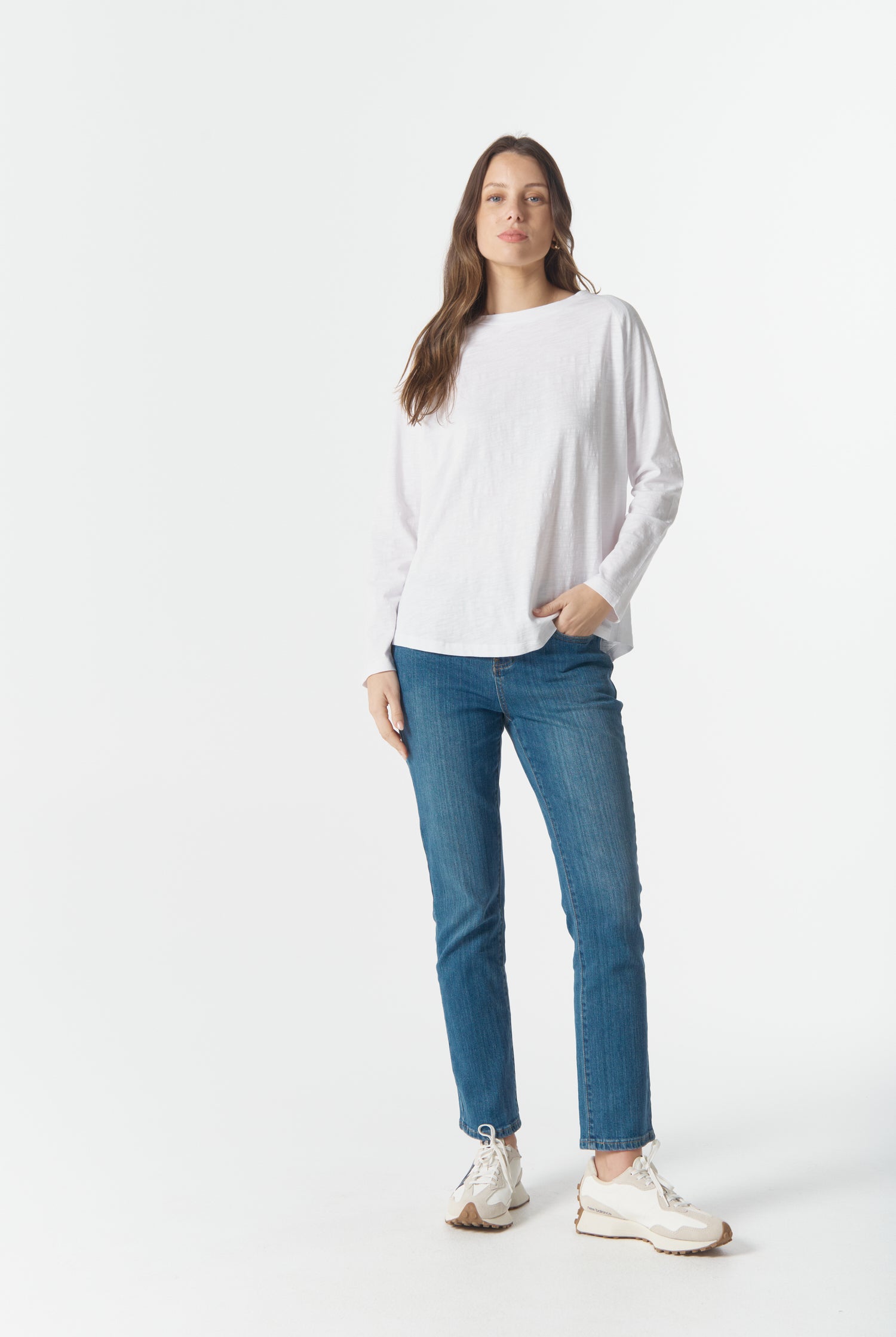 cloth+paper+scissors Tees On Repeat Raglan Tee - White