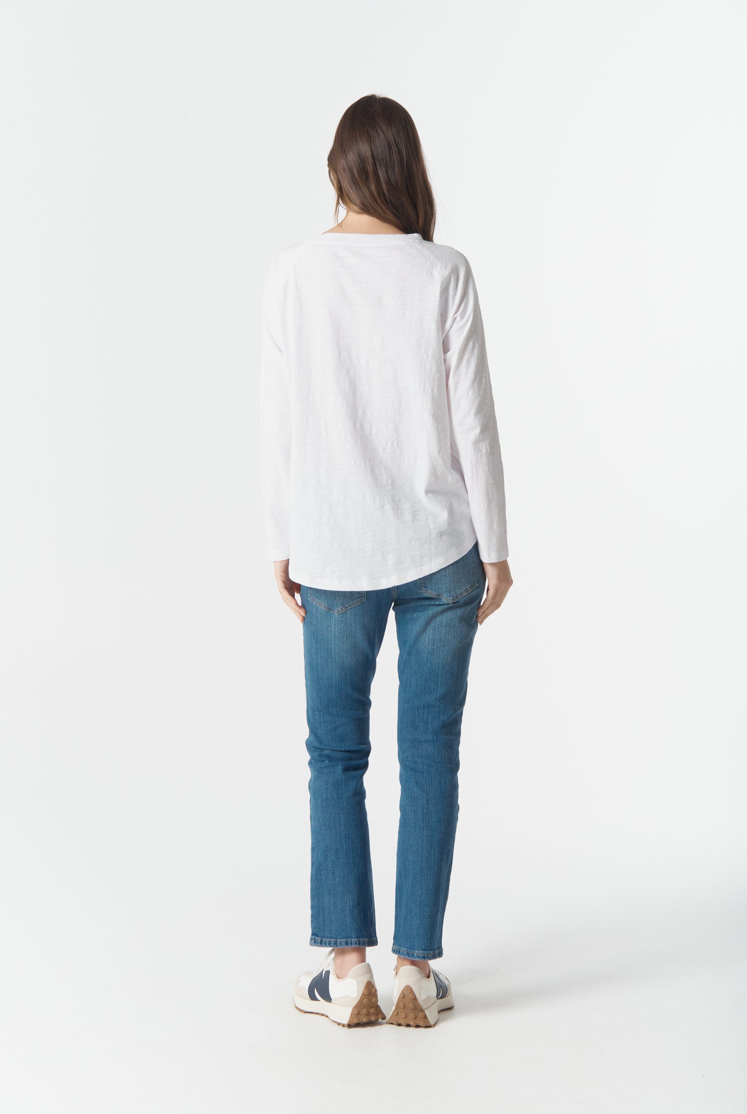 cloth+paper+scissors Tees On Repeat Raglan Tee - White