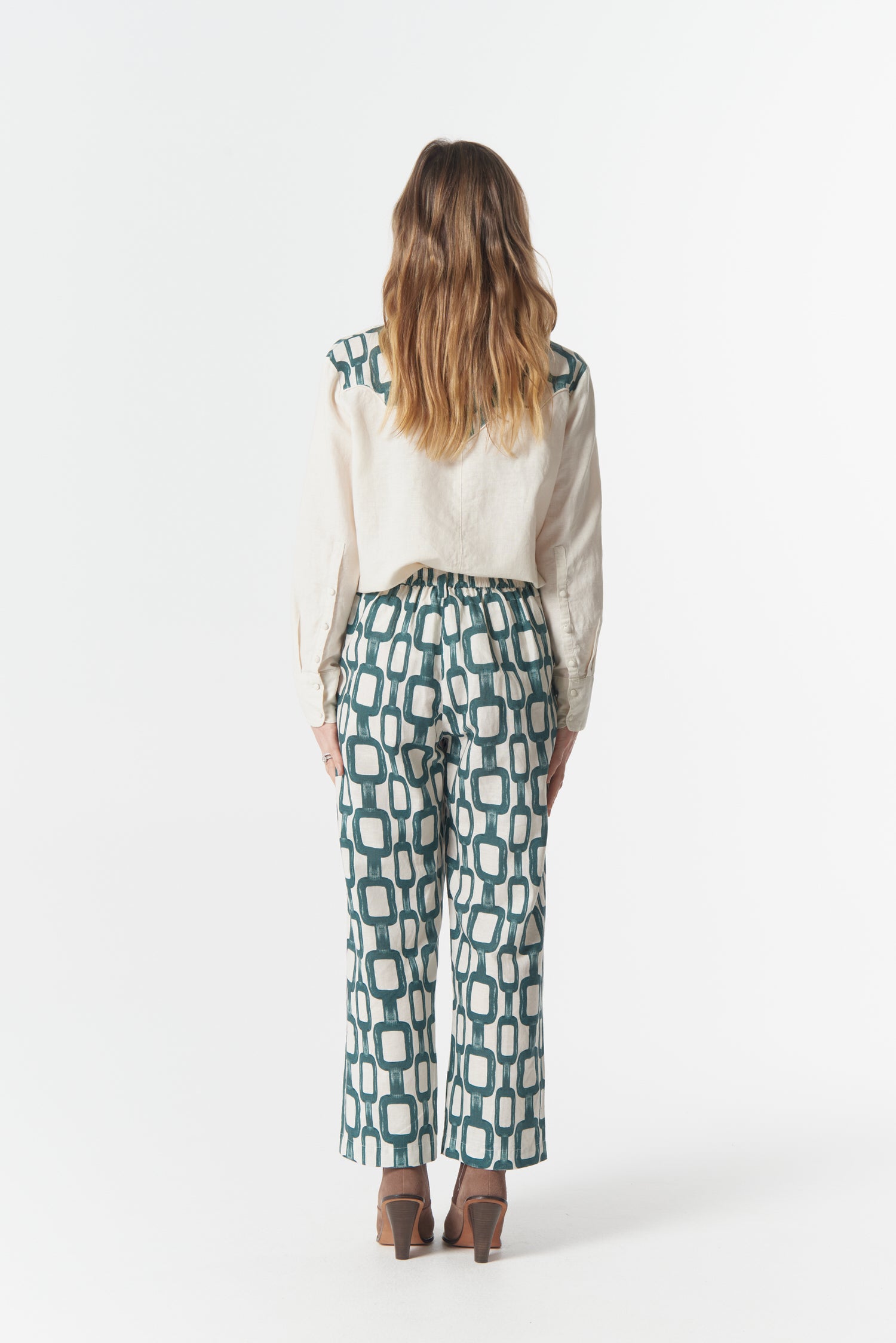 cloth+paper+scissors Bottoms The Sundance Pant - Chain Print