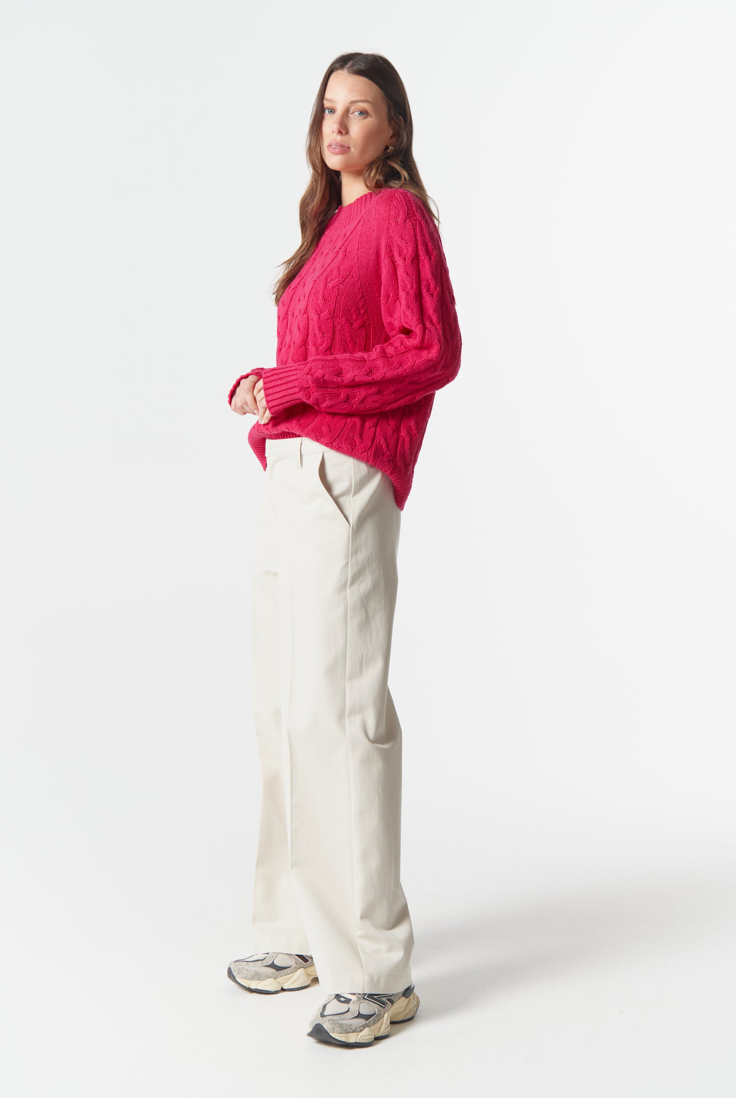 cloth+paper+scissors Knitwear The Caddy Knit - Flamboyant