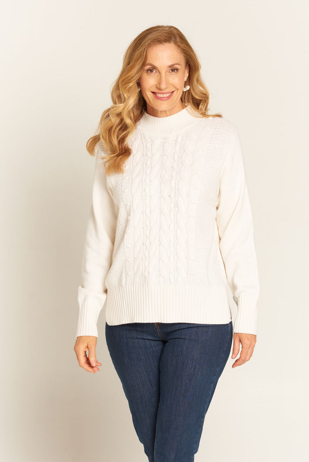 Goondiwindi Cotton Knitwear Marina Jumper Snowflake