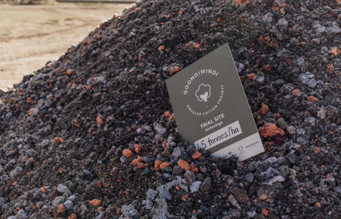Ground breaking trial returning cotton textile waste to cotton fields shows promising results