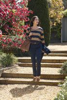 5 Pocket Jean - Dark Navy by Goondiwindi Cotton. Timeless women’s fashion using natural fibres and classic shapes