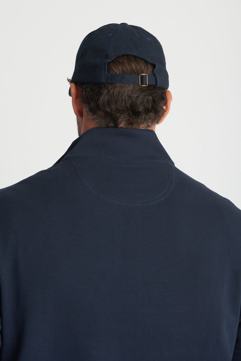 Embroidered 4390 Logo Navy Cap