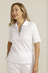 Cotton Classic Fit Polo Shirt White