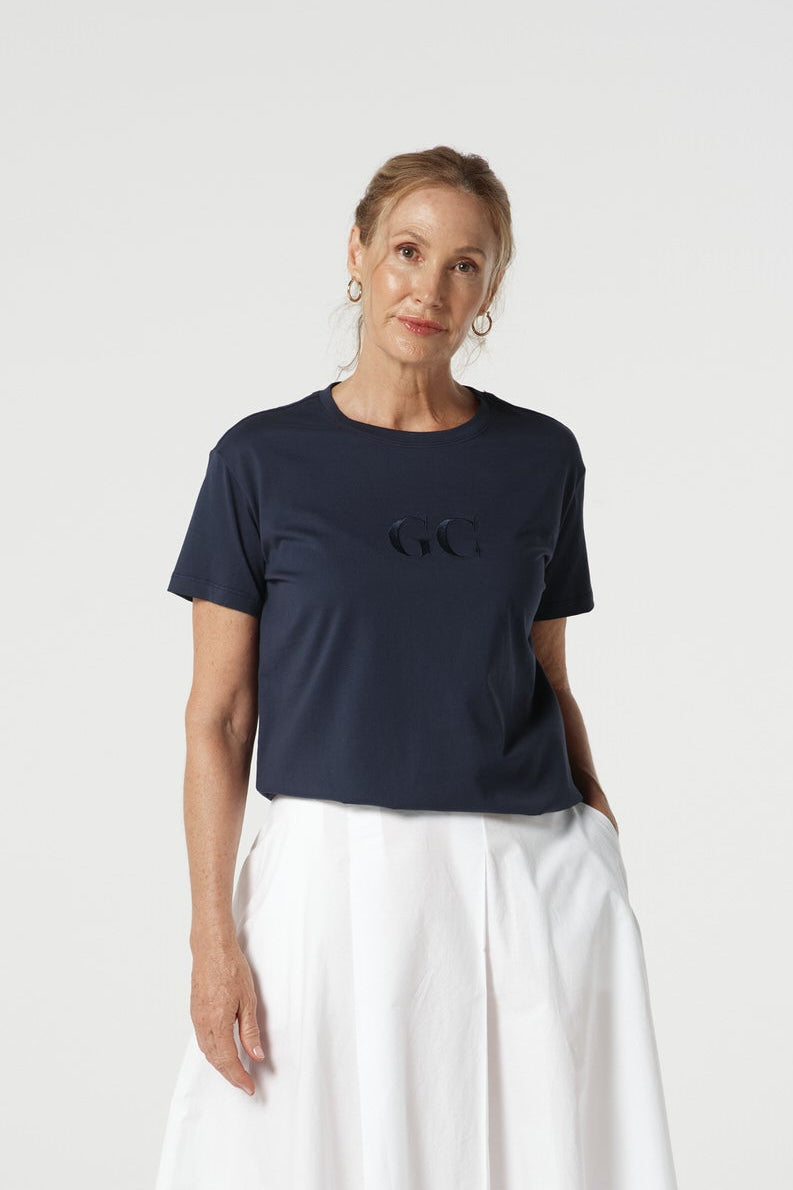 Goondiwindi Cotton Tees GC Cotton Logo Tee - Navy