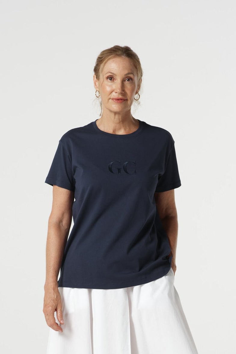 Goondiwindi Cotton Tees GC Cotton Logo Tee - Navy