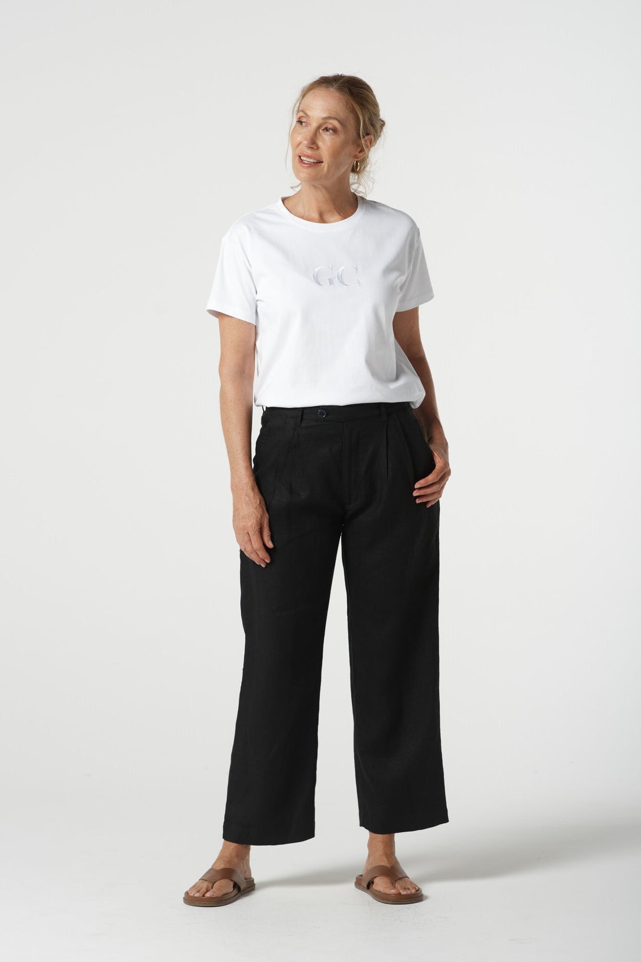 Goondiwindi Cotton Tees GC Cotton Logo Tee - White