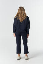 Goondiwindi Cotton Rugbys Rugged ½ Zip Cotton Sweater - Dark Navy