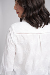 Ladder Lace Embroidered Shirt