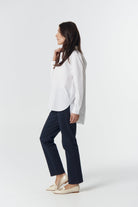Bloom Oversized Basic Shirt - White by Goondiwindi Cotton. Timeless women’s fashion using natural fibres and classic shapes