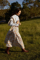 Goondiwindi Cotton Bottoms Dance Linen Cotton Skirt - Country Club Print