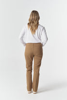 5 Pocket Twill Jean - Tobacco by Goondiwindi Cotton. Timeless women’s fashion using natural fibres and classic shapes