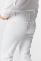 5 Pocket Jean - White by Goondiwindi Cotton. Timeless women’s fashion using natural fibres and classic shapes