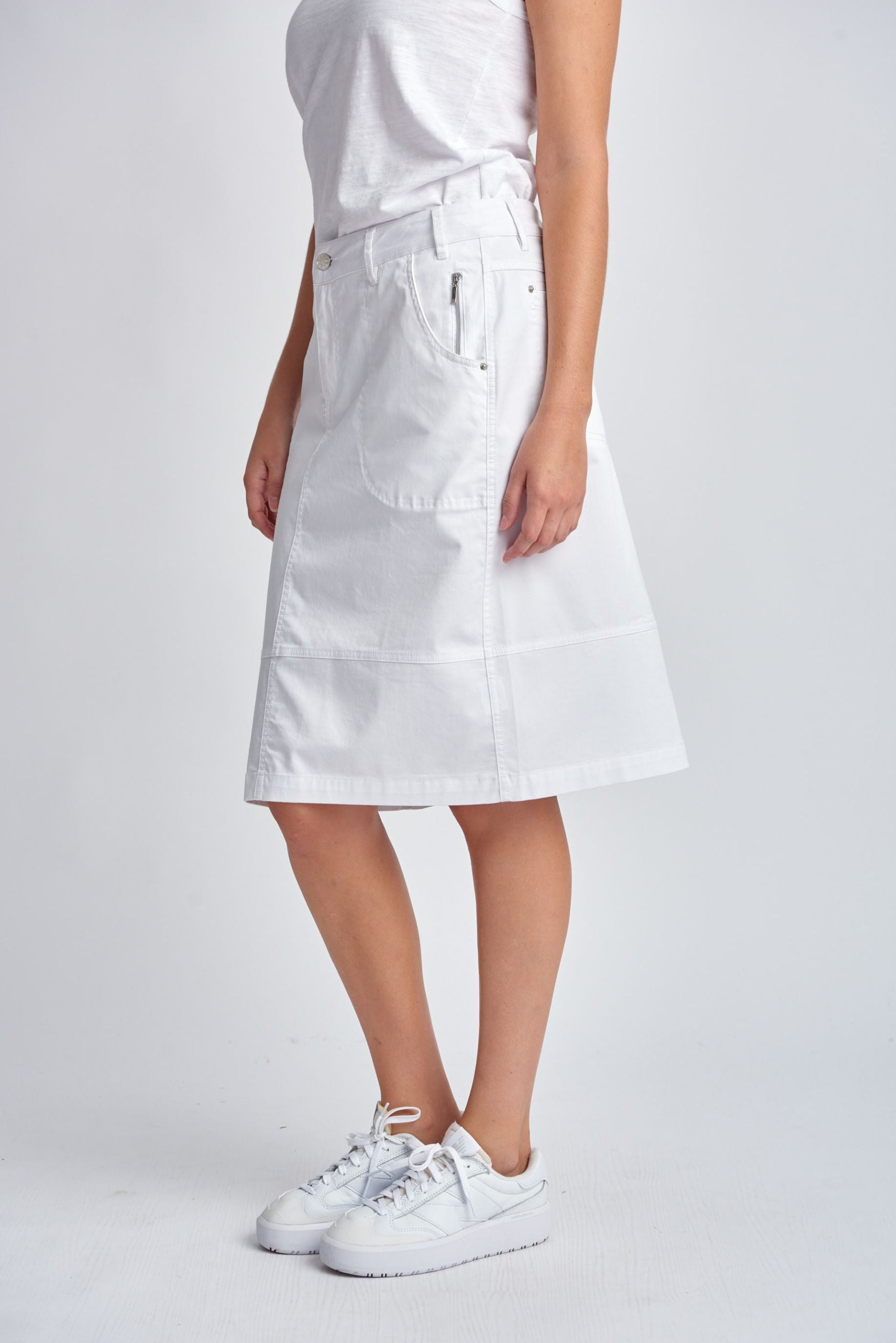 Golf Skirt White Goondiwindi Cotton