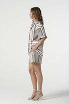 Ash Linen Cotton Shorts - Large Square by Goondiwindi Cotton. Timeless women’s fashion using natural fibres and classic shapes