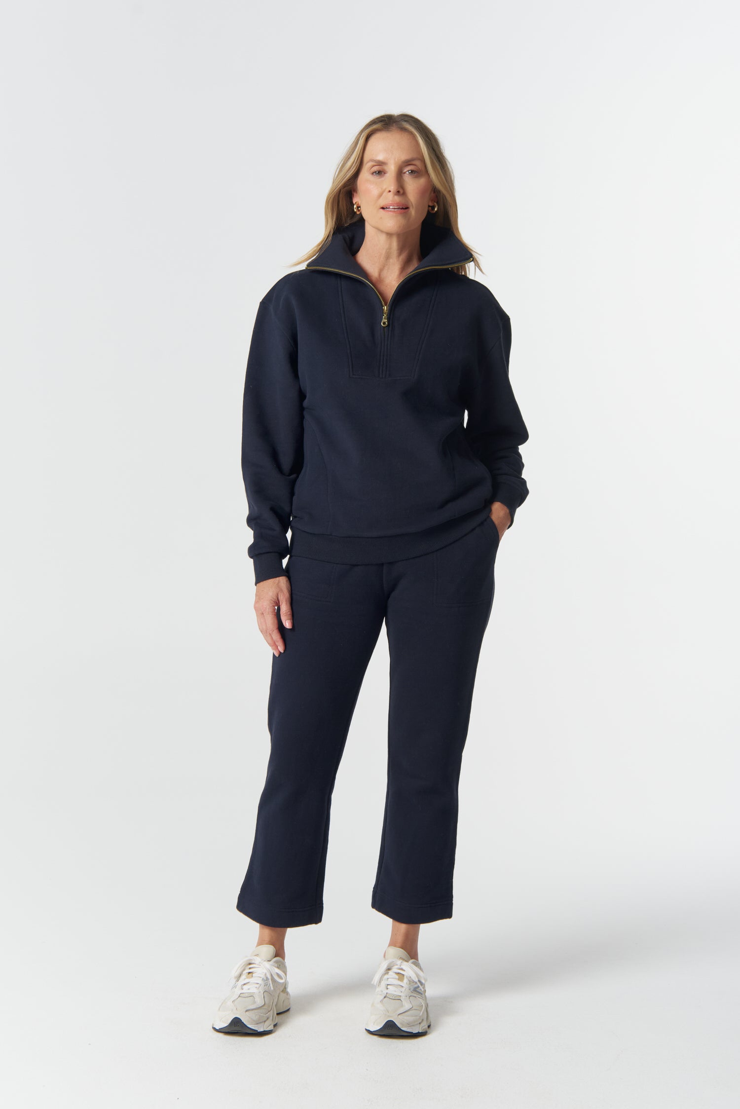 Goondiwindi Cotton Bottoms Barkly Cotton Track Pant - Dark Navy