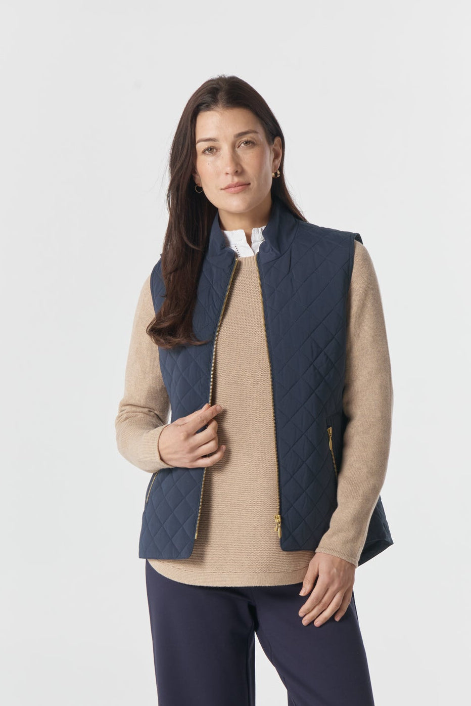 Goondiwindi Cotton Outerwear The Heritage Quilted Vest - Navy