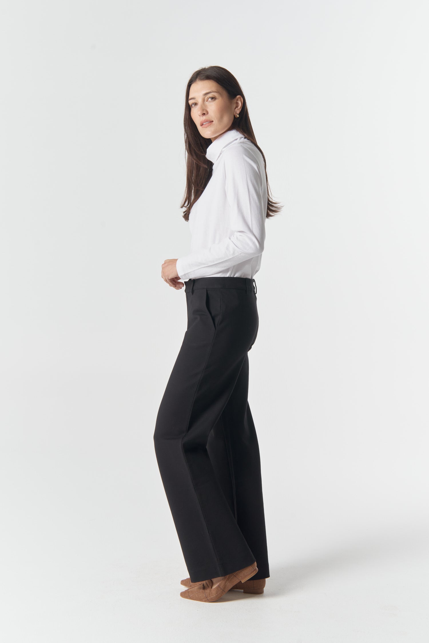 Workday Ponte Pant - Black by Goondiwindi Cotton. Timeless women’s fashion using natural fibres and classic shapes