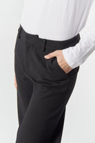 Workday Ponte Pant - Black by Goondiwindi Cotton. Timeless women’s fashion using natural fibres and classic shapes