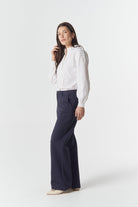 Workday Ponte Pant - Dark Navy by Goondiwindi Cotton. Timeless women’s fashion using natural fibres and classic shapes