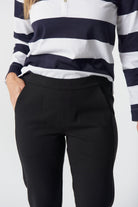 Workday Ponte Jogger - Black by Goondiwindi Cotton. Timeless women’s fashion using natural fibres and classic shapes