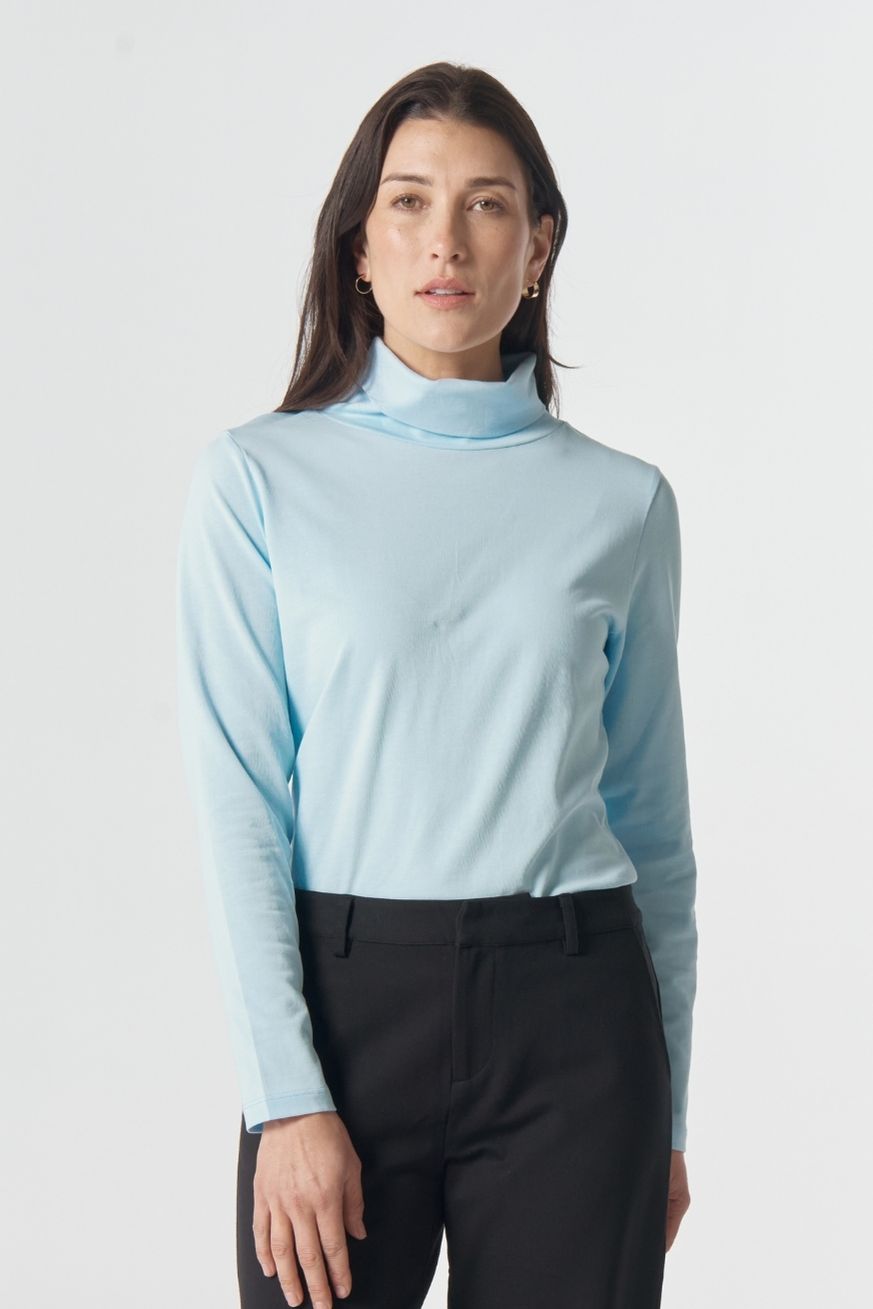 Goondiwindi Cotton Skivvy The Traditional Cotton Skivvy - Skyride Blue