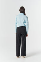 The Traditional Cotton Skivvy - Skyride Blue by Goondiwindi Cotton. Timeless women’s fashion using natural fibres and classic shapes