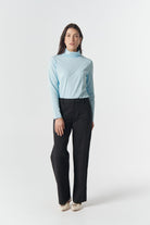 The Traditional Cotton Skivvy - Skyride Blue by Goondiwindi Cotton. Timeless women’s fashion using natural fibres and classic shapes