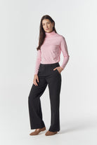 The Traditional Cotton Skivvy - Pale Pink by Goondiwindi Cotton. Timeless women’s fashion using natural fibres and classic shapes