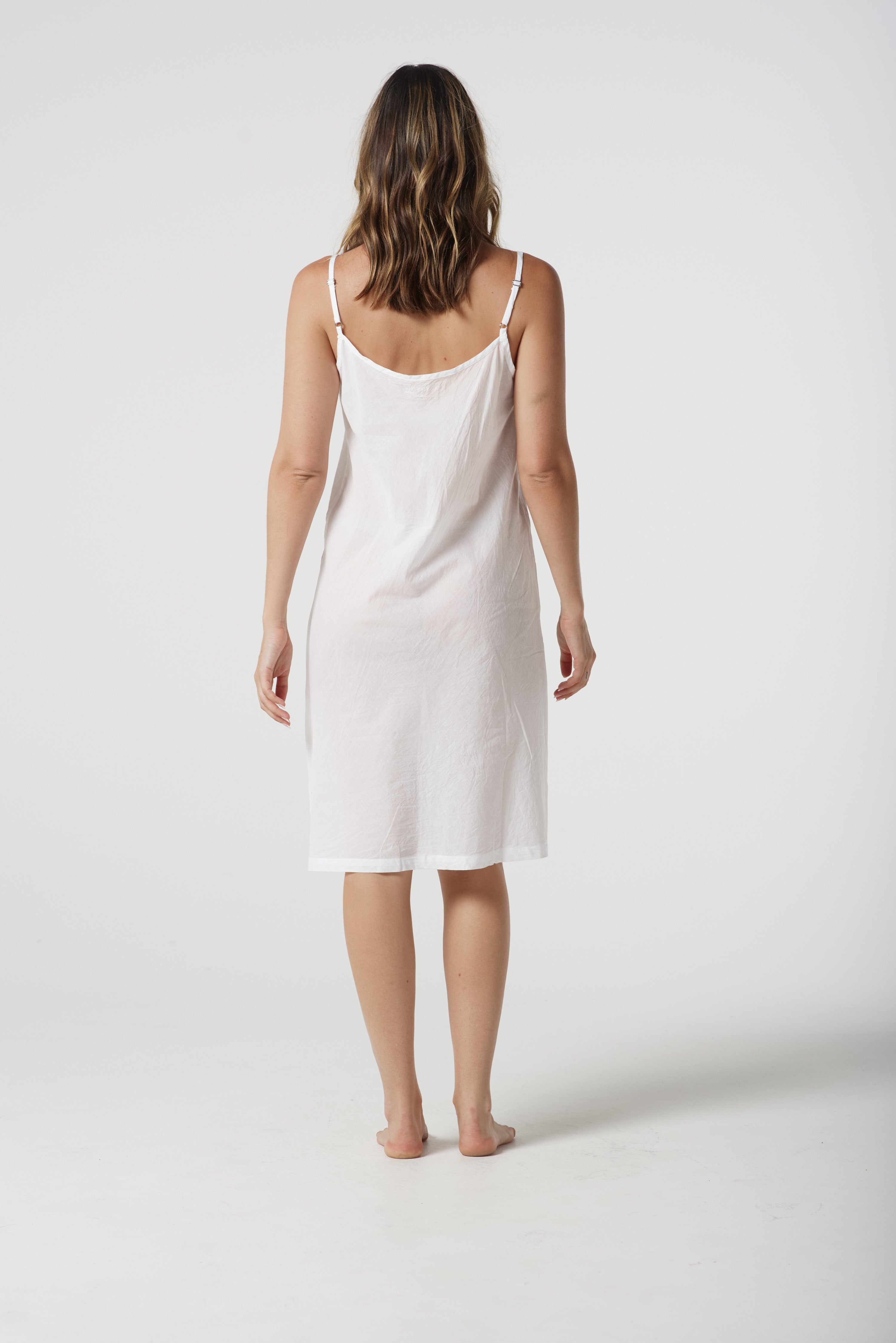 Under Dress Slip White Cotton Full Slip Women's Organic Cotton Full Slip Natural Under Dress Slip White Cotton Full Slip Women's Organic Cotton Full Slip Natural