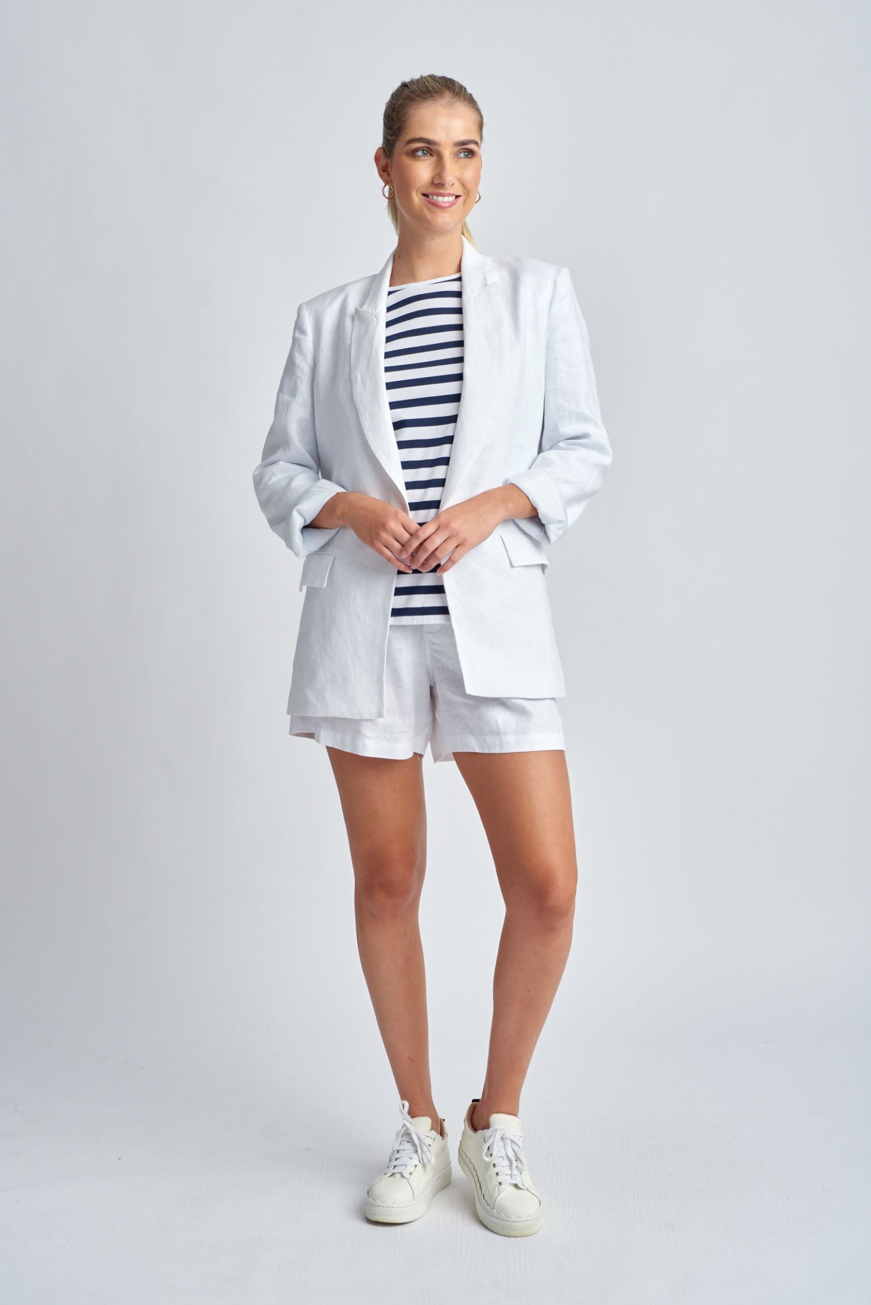 White linen jacket australia sales