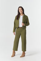 Goondiwindi Cotton Outerwear Ray Denim Jacket - Sage