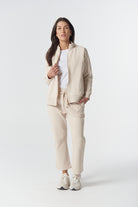 Goondiwindi Cotton Rugbys Barkly Cotton Fleece Jacket - Birch